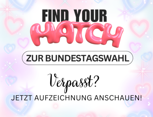 Aufzeichnung find your match